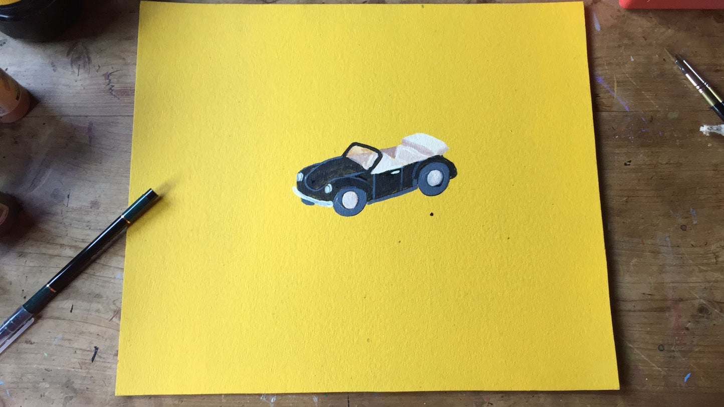 Pintura Original "33" de la serie "Rally Diverso"